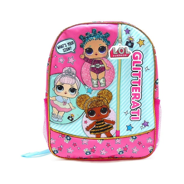 lol glitter backpack
