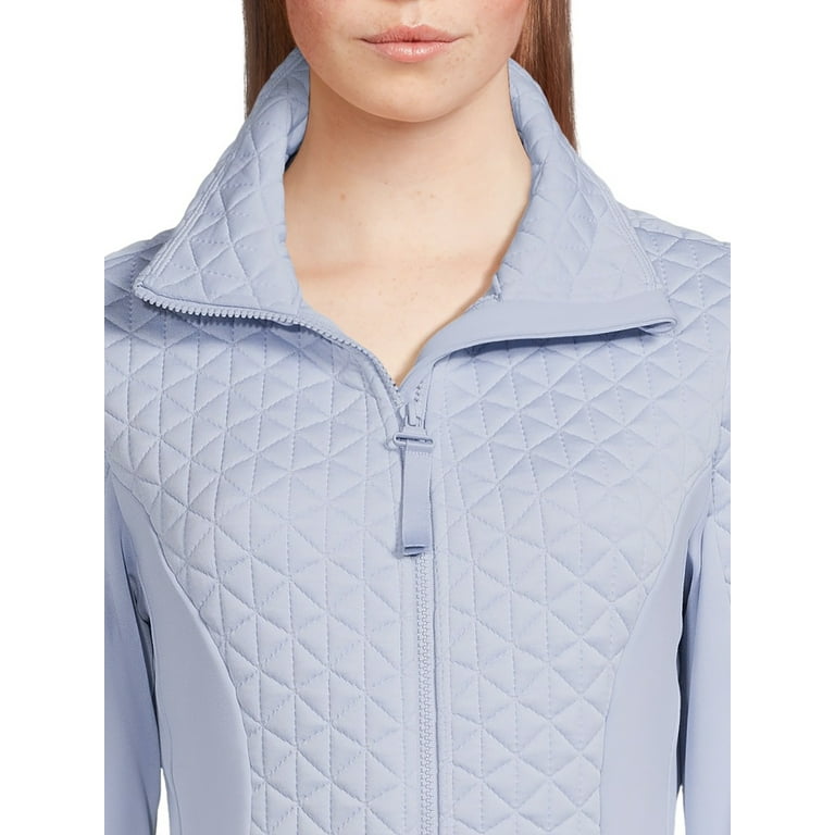 Avia Women's Quilted Jacket With Thumbholes 