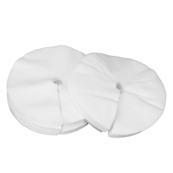 LAZIOEGR 100‑Pack Soft Cotton Breast Sheets – Skin‑Friendly, Absorbent, Pre‑Cut for DIY Beauty Salons & Spa Use