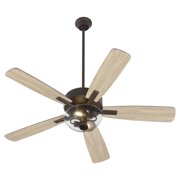 Quorum Lighting - Ovation - 5 Blade Ceiling Fan with Light Kit In Transitional