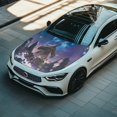 thumbnail image 2 of Uorisanigo Starry Gorilla Car Hood Cover Stretchable Car Hood Cover Protector, 59.05"x39.37", Premium Sublimation Print Covers with Elastic Band, Vehicles Decorate Accessories, 2 of 7