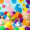 thumbnail image 3 of HIKISS Set de 12 Huevos de Pascua de Peluche con Conejito para Niños, 3 of 7
