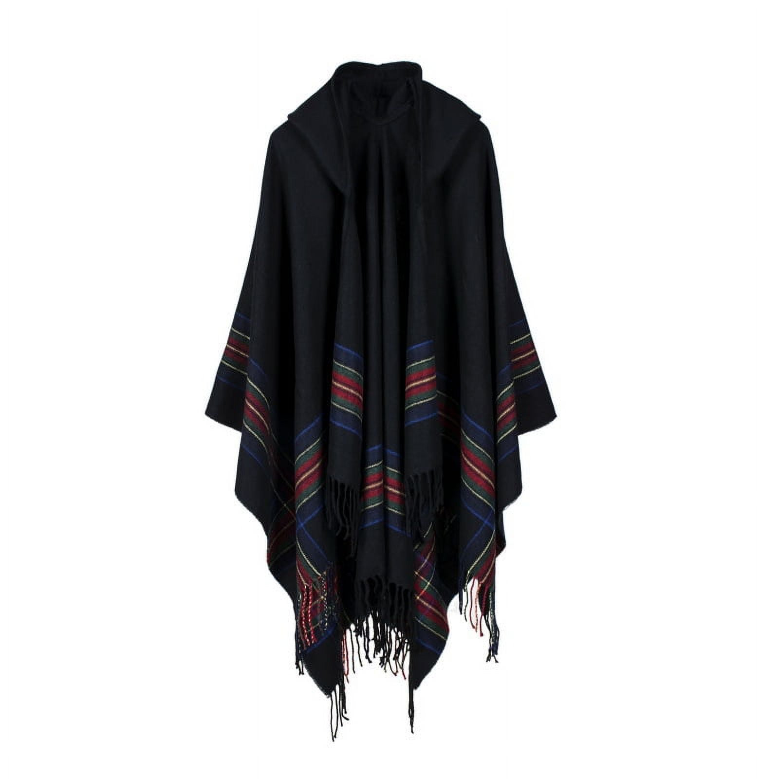 Diseño de moda: chal de cachemira jacquard de rayas de colores gruesos ...