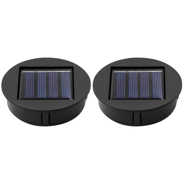 2 uds luces solares reemplazo de bombilla superior impermeable ambiente exterior luz LED