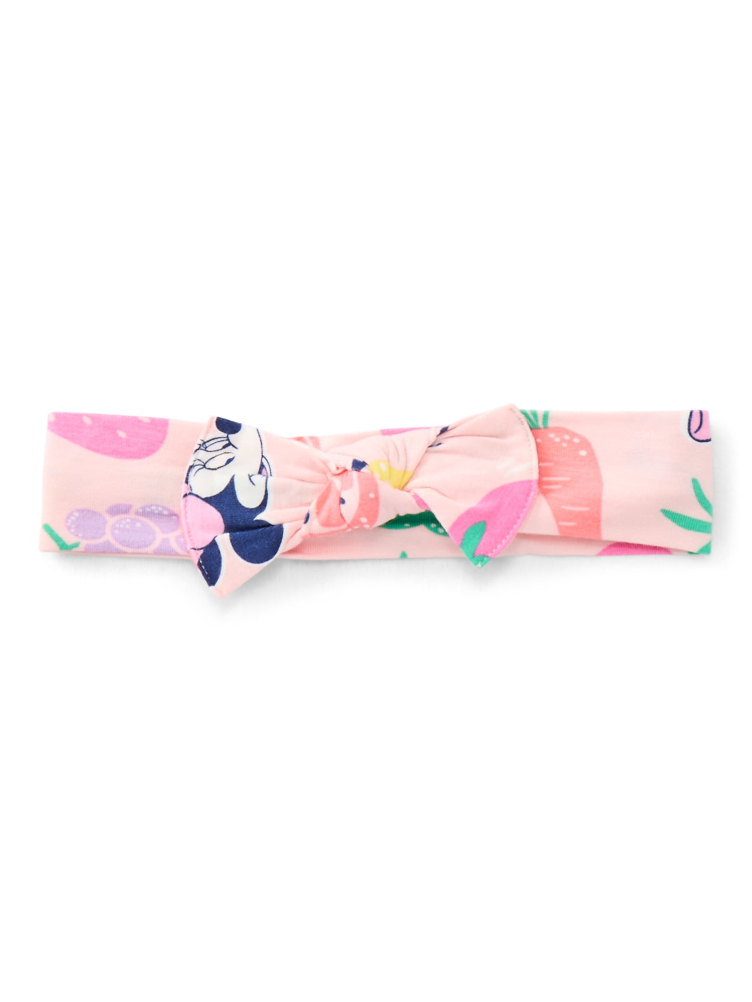 Disney Minnie Mouse Baby Girls Viscose Sleep Footed One-Piece with Bow Headband Set, 2-Piece, Sizes 0M–6/9M