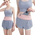 thumbnail image 2 of Adjustable Running Waist Belt Fanny Pack Concealed Waist Bag Storage Belt Bags, 2 of 18