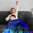 thumbnail image 4 of LHSHID Video Game Blankets Gift Blanket Flannel Soft and Comfortable Anti static Bed Sofa Blanket 40x50in, 4 of 6