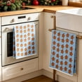 thumbnail image 6 of 2 Pack Christmas Hand Towels, Gingerbread Man Christmas Kitchen Towels, Soft Absorbent Holiday Dish Towels for Bathroom Kitchen Decor, Xmas Gift, 15.7 x 23.6 inch, 6 of 6