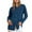 Blue, variant on WMTBSRSW Womens Soft Ribbed Knit Hoodie Sweaters Casual Button Down Long Sleeve Shirts Lightweight Cozy Fall Texture Tunic Tops Blue Small