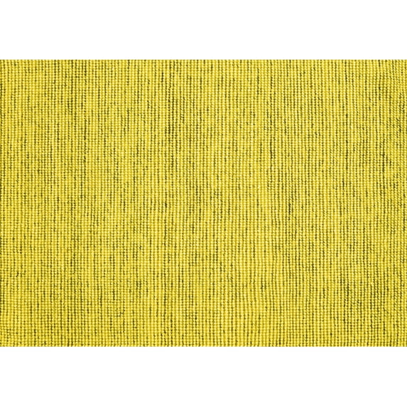 Ahgly Company Indoor Rectangle Abstract Yellow Contemporary Area Rugs, 7' x 9'
