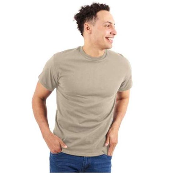 DDI 2377517 Adult Premium T-Shirts - Sand, Small-Extra Large - Case of 72