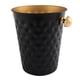 thumbnail image 3 of Cubo de hielo martillado de acero inoxidable Cubo de champán, negro, 3 of 8