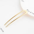 thumbnail image 4 of Shaped French Hair Pins for Women, Vintage Hair Stick Fork for Fine Hair 2 Prong Hair Bun Clip, Fashion Hair Accessories for Girls Hairstyle, 4 of 5