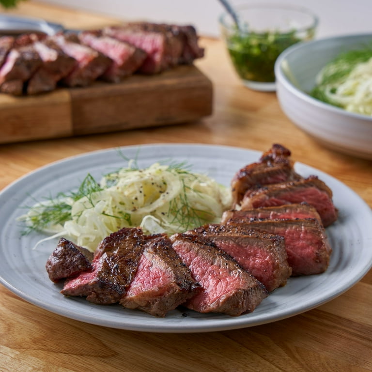 New York Strip Steak, Choice Angus Beef, 2 per Tray, 1.25 - 1.50 lb