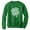 Green, variant on Tstars Womens St Patricks Day Sweatshirt, Lace Clover Print Gift for Her Irish Women Sweatshirt