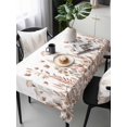 thumbnail image 6 of Spring Floral Table Cloth, Waterproof Tablecloth for Rectangle Tables, Watercolor Elegant Pastoral Flowers Reusable Washable Fabric Table Cover for Restaurant Kitchen Dining Tables 60"x120", 6 of 9