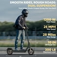 thumbnail image 5 of Electric Scooter for Adult, 48V 13AH Folding E-Scooters, 800W Motor up to 25Mph & 28Miles Range,10" Off Road Tire Scooter with Dual Suspension & Turn Signal Light, 5 of 12