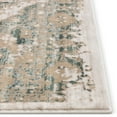 thumbnail image 3 of Well Woven Millie Tribal Blue Medallion 2x7 (2'3'' x 7'3'' Runner) Area Rug Mint Blue & Gold Modern Distressed Oriental Carpet, 3 of 7