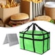 thumbnail image 5 of Bolsa de comida aislada con base y asa portátil para supermercado Verde, 5 of 9