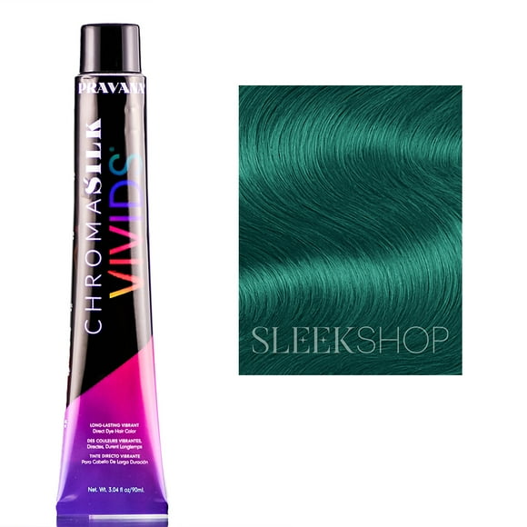 ChromaSilk Vivids Long-Lasting Vibrant Color - Green by Pravana for Unisex - 3 oz Hair Color Pravana Pravana