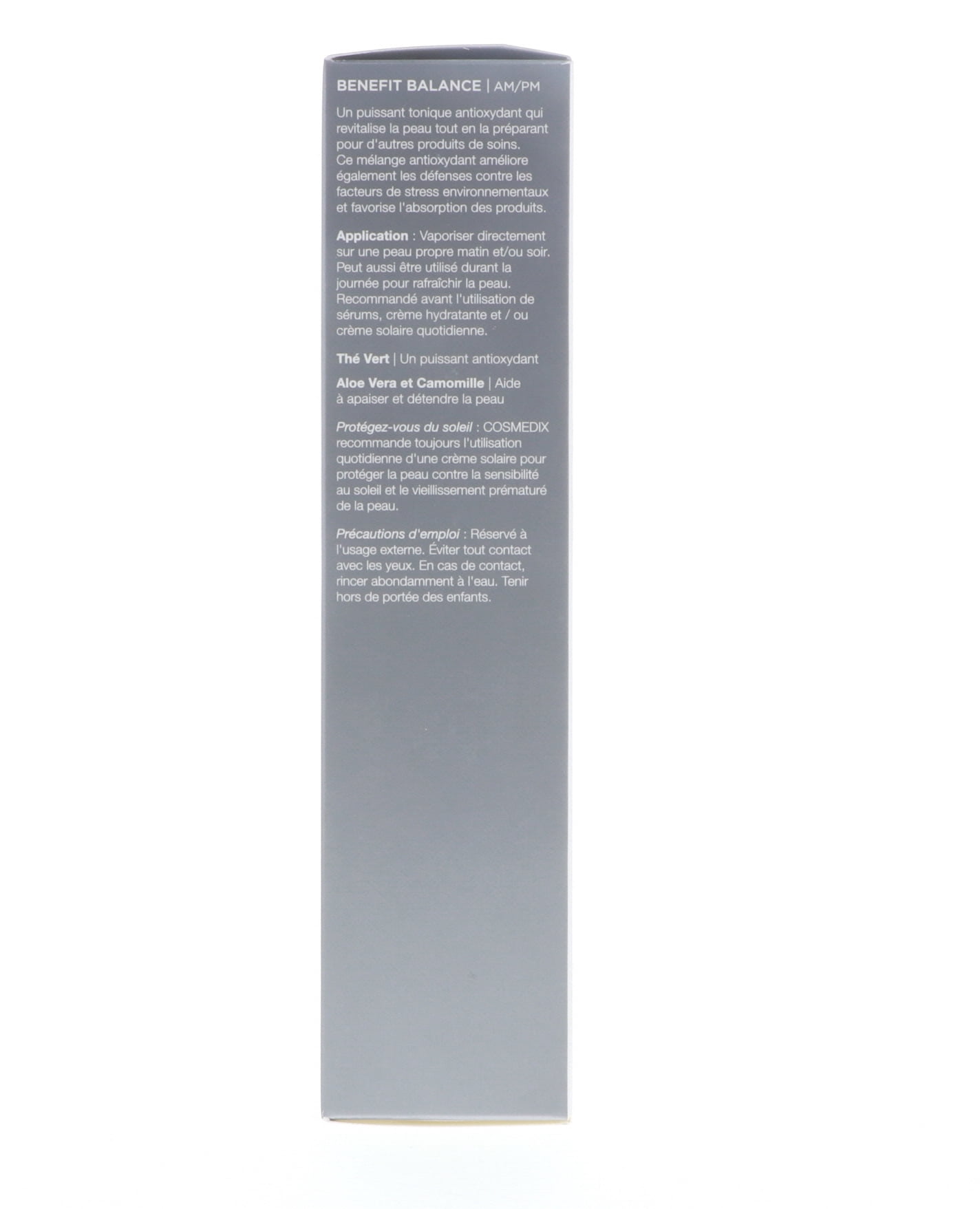 CosMedix Benefit Balance Antioxidant Infused Toning Mist, 5 oz