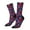 2 Black-2, variant on Hot Cocoa Snowflake Mittens Pattern Sport Socks for Women and Men Crew Socks Sporty Calf Socks Casual Socks