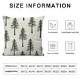 thumbnail image 5 of COMIO  Christmas Pillow Covers White Black Christmas Tree Decor Throw Pillows Winter Xmas Holiday Outdoor Cushion Cases for Couch Bed Decorations, 5 of 5