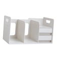 thumbnail image 4 of DOLITY Book Organizer Holder Storage Box Office Supplies Book Storage Rack with Drawers White, 4 of 9