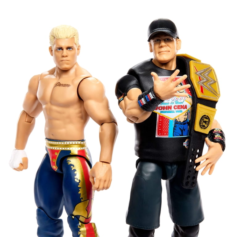 『WWE』CENA & O,JORDAN TOYベルト付きフィギュア WWE Main Event Showdown John Cena vs Cody Rhodes Action Figures