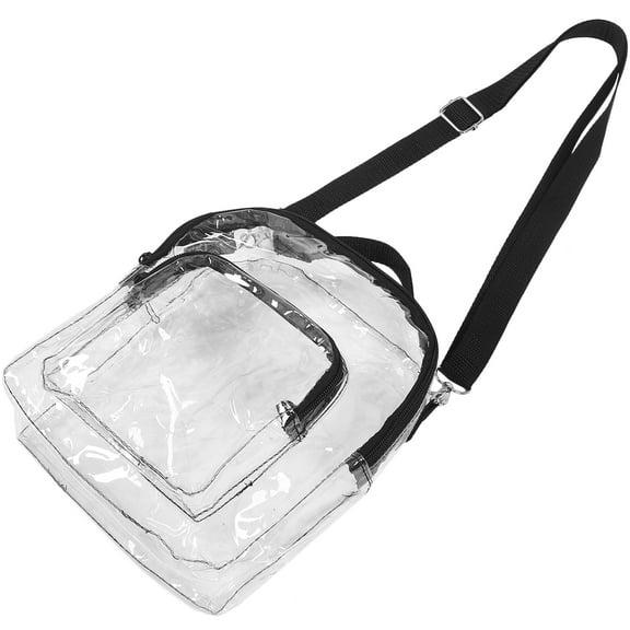 HOMEMAXS Clear Crossbody Bag Stadium Bag Concerts Sports Bag Women Stadium Clear Purse