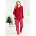 thumbnail image 4 of Only Necessities Plus Size Henley PJ Set, 4 of 5
