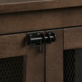 thumbnail image 4 of Rustic Dog Crate Credenza - Stylish Pet Furniture, Freestanding Dog Kennel, Brown Finish, 25"L x 42"W x 30"H, 4 of 10