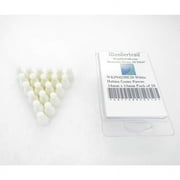 White Halma Game Pawns 24mm x 13mm (15/16in x 1/2in) Pack of 20 Wondertrail