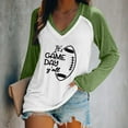 thumbnail image 2 of WEAIXIMIUNG T-Shirts d'Entraînement pour Femmes, Légers, Col Rond, Manches Longues, Imprimé Graphique Football, 2 of 4