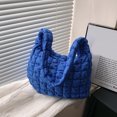 thumbnail image 4 of Btafrte Bolsas Cruzadas Con Patrón Celosía Acolchada Algodón Gran Capacidad para El (azul), 4 of 9