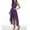 Purple, variant on Lilgiuy Women's Floral Lace Hi-Lo Bridesmaid Dress Sleeveless Formal Wedding Maxi Dress