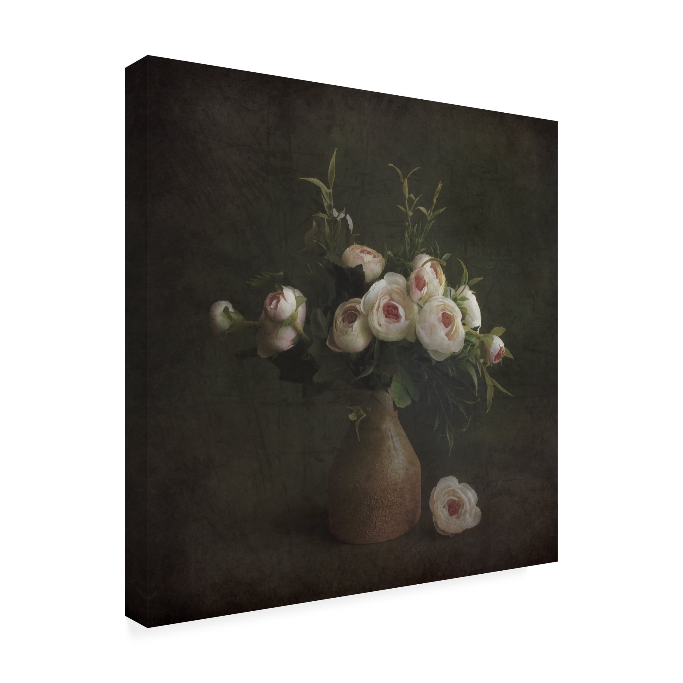 Canvas Wall Art - Cicek Kiral 'Rusty' Wall Art for Living Room, Bedroom, or Office Décor by Trademark Fine Art - 14 x 14 Inches