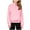 Pink, variant on Kids Half-Zip Thumbhole Sweatshirt - Fleece Lined Pullover for Big Girls Activewear Girls Athletic Sweatshirt