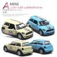 thumbnail image 4 of 1:32 Mini Cooper Classic car Alloy Model Diecast Metal Car Vehicles Model Simulation Miniature Scale Kids Toys Gift Beige No box, 4 of 6