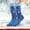 Blue, variant on Aquvino Christmas Socks Christmas Socks For Men Women Fun Cute Socks With Santas Reindeer Snowman Candy Pattern Xmas Novelty Socks
