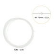 thumbnail image 2 of Uxcell 10M 0.75mm High Elastic Nylon Badminton Racket String Racquet Line, White 8 Pack, 2 of 6