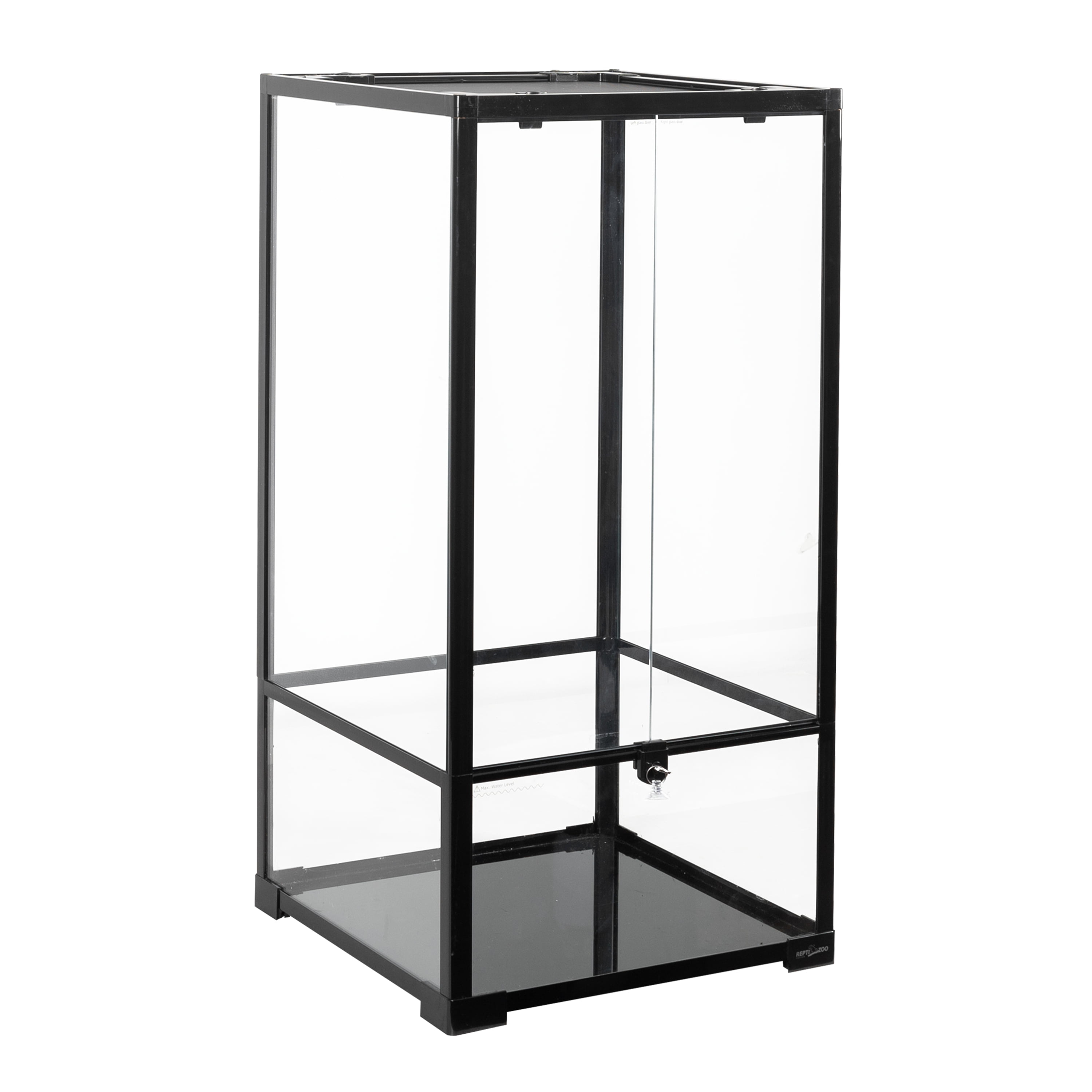 REPTI-ZOO Reptile Knock Down Glass Terrarium with Double Hinge Door 18" x 18" x 36" (50 Gallon)