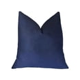 thumbnail image 1 of Plutus PBRAZ390-1220-DP Pure Navy Handmade Luxury Pillow, 12 x 20 in., 1 of 3