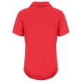 thumbnail image 3 of Women's Cutter & Buck Red Atlanta Braves Stars And Stripes Coastline Epic Comfort Eco Recycled Polo, 3 of 3