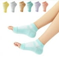 thumbnail image 3 of 1Pair Open Toe Socks Sports Ankle Protection Socks Soft Non-slip Compression Socks Protection Breathable Arch Support Yoga Socks W-358-Green L-XL, 3 of 6