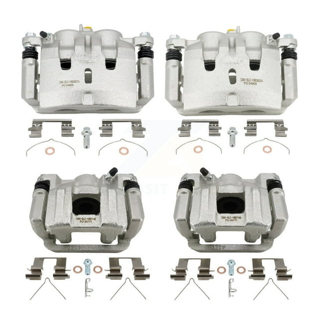 CMX Front Rear Disc Brake Caliper Assembly Left Right Side (Driver Passenger) Kit for Car Honda Pilot Ridgeline Acura MDX KBC-100868