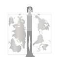 thumbnail image 3 of World Map Wall Art Earth Atlas Decal Sticker, 3 of 4