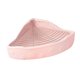 thumbnail image 4 of Caja de arena para conejos, bandeja de arena esquinera antisalpicaduras, bandeja para orinar, ventilador desmontable Rosa, 4 of 9