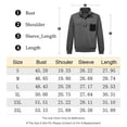 thumbnail image 3 of Men's Casual Sweatshirts Quarter Button Stand Collar Pullover Sweater Henley Waffle Knit Jacket, 3 of 3