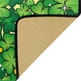thumbnail image 6 of GZHJMY St. Patrick's Day Clover Kitchen Rug Anti Fatigue Soft Non-Slip Bath Rug Comfort Standing Mat for Kitchen, Entryway, Bedroom, Front Door, Home Decor, 39 x 20 Inch, 6 of 7